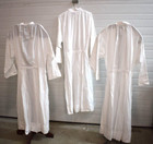 Group Of 3 Used White Albs By Abbey Brand  Size Xl   cu1279  Vestment Co 