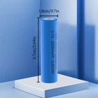 2x Rechargeable Battery 3 7v 1800mah Capacity High Quality Buttontop Battery