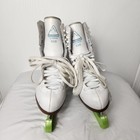 Glacier 520 Jackson Women   s White Figure Ice Skates Size 5