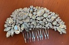 Wedding Crystal Headpiece For Women   Bridal Rhinestone Hair Comb
