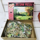 Whitman Guild 304 Pc Vintage Puzzle Mountains Meadow Streams Horse Country