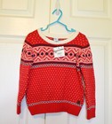 Boys Janie And Jack Knit Pullover Sweater Red White Blue Size 3 Nwt s