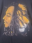 Bob Marley T Shirt Rasta Lion Full Print Early 2000s Official Zion Size 2xl