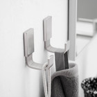 Brass Towel Hook  Bath Robe Coat Clothes Hook  Brushed Nickel 2 Pack
