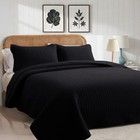 Soft Everyday Bedspread Set  Cozy Quilted Coverlet Reversible Throw For Home