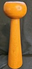 Vintage Mid Century Modern Wood Tulip Candlestick Holder Danish Mcm Teak Style