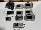 Lot Of 10 Digital Cameras Canon Nikon Kodak For Parts Or Repair