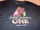 Michael Jackson One Cirque Du Soleil T Shirt Youth Large Black Short Sleeve