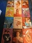 Lot Of 12 Playboy 1970 Vintage