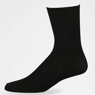 Mens Black Ribbed  Dress Socks 6 Pairs Lot Size 9-11 10-13 Casual Nylon Socks