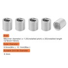 M8 Helicoil 100 Pcs Stainless Steel M8 X 1 25 X 2d Length Threaded Inserts thr  