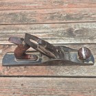 Vintage Buhl No  5 Woodworking Bench Plane Jack Plane Cast Iron Tool Wood Handle