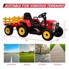 12v Kids Ride On Tractor Car Battery Powered Toy W  Trailer Led Lights Remote Us