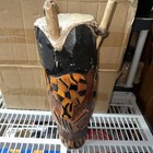 Antique Hand Carved Decorated African Very Rare Drum See Pictures