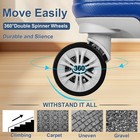 4 Piece Midtown Luggage Set Suitcase Sets With Duffel Bag Tsa Lock Navy