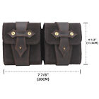 Retro Leather Rifle Cartridge Belt Bag Bullets Waist Pack For  30-06 44mag 45-70