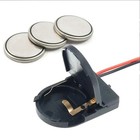 5pc Battery Holder Cr2032 Button Cell Case On off Switch Coin 3 Volt Output 2032