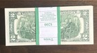100 2017 A Uncirculated Sequential  2 Dollar Bills In Band
