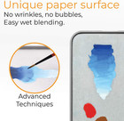 50 Hydration Paper Sheets Everlasting Wet Palette - Painter Size