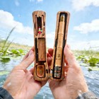 Ultralight Tenkara Rod Wooden Storage Box Portable Short Section Travel Kit