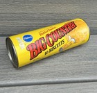 Vintage Pillsbury Big Country Biscuits Promo Tin Tube Can Bank - 1992 Rare 