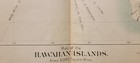 1900 Map Hawaiian Islands Printed Color Hawaii
