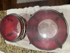  Paramount Red Acrylic Bongo Drum