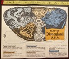 1965 Welcome To Disneyland Foldout Park Flyer Map Tencennial Celebration