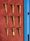 9 Short Copper Southern California Edison Code Nails 1-9