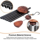 Wind Chimes Large Deep Tone Chapel Bells 6 Tubes Outdoor Garden Home Decor Gift