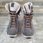 Lowa Calceta Evo Gtx Womens Hiking Boots Sz 10 Stone Biscuit Lace Up Round Toe