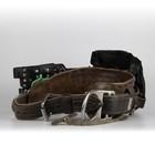 Bashlin Belt Lineman Pole Climbing Gear Brown Leather  Size D 23