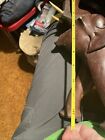 Vintage Hand Carved Wooden Elephant Statue Solid 12 5   