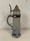 Antique White s Pottery Of Utica Stein Washington Crossing The Delaware River