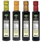 Organic Flavored Balsamic Vinegar Set  Fig  Pear  Pomegranate  Raspberry - 4