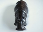 Ironwood Hippo Figurine Sculpture