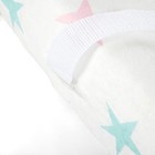 Rainbow Allover Stars Soft   Plush Changing Pad Cover  32  X 16   Multi