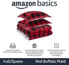 3 Piece Bedding Set  Ultra-soft  Warm All Season Comforter  Full queen  Red