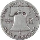1953 S Franklin Half Dollar Ag About Good 90  Silver 50c Us Coin Collectible