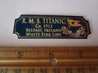 Rms Titanic Ship Brass Display Plaque Minicraft Revell Academy 1 350 1 700 1 200