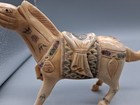 Antique Hand Carved Chinese Horse Statue - Not Resin