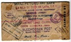 Mega Rare 1945 Tin Can Canoe Mail Niuafoou Island Tonga Cover Opened By Censor 