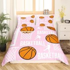 Basketball Bedding Set Queen Basketball Lover Queen no Comforter  Pink