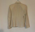 Ralph Lauren Lrl Skirt Suit 4 Petite 2 Pc Wool Cream Blazer Midi Skirt New