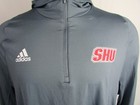 Sacred Heart Pioneers Football Ncaa Adidas Men s Climawarm 1 4 Zip Hoodie