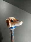 1933 Worlds Fair C o p  Dog Head Cane Hall Of Science Souvenir 34    Vtg Chicago 