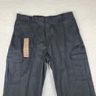 Dickies Cargo Pants Mens 38x32 Black Regular Fit Flex Polyester Blend Nwt New
