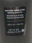 Starbucks 20oz Black Vacuum Insulated Water Bottle Twist-to-sip Straw Lid
