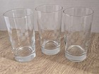 Vtg Libby 5  Mid-centery Modern Etched Glasses Highball Barware 60s-70s Set Of 3