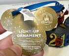 Disney Parks 2016 Sorcerer Mickey Mouse Light-up Ear Hat Christmas Ornament Nwt